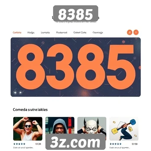 A análise de popularidade do site 8385